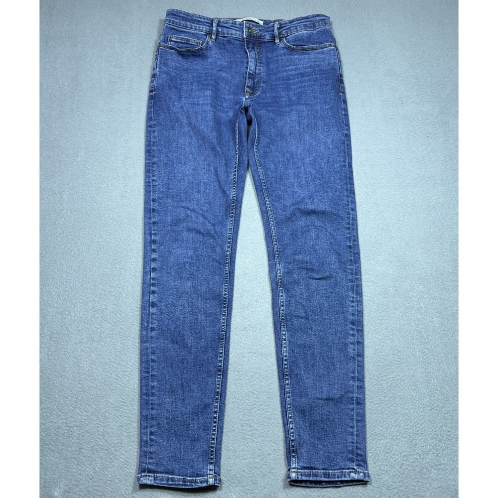 MNG Man Mango Jeans Mens 30x30 Jude Skinny Taper Lowrise Denim USA Boho